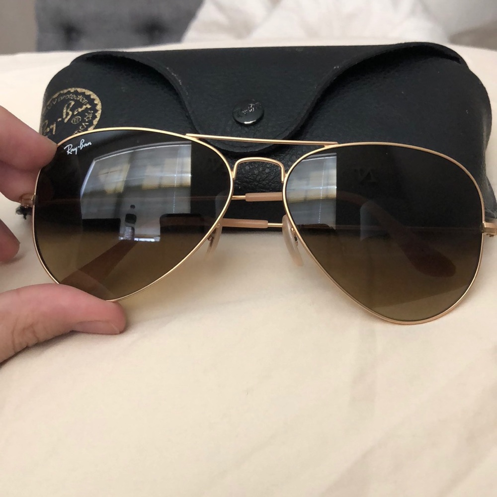 Ray ban brown authentic aviators